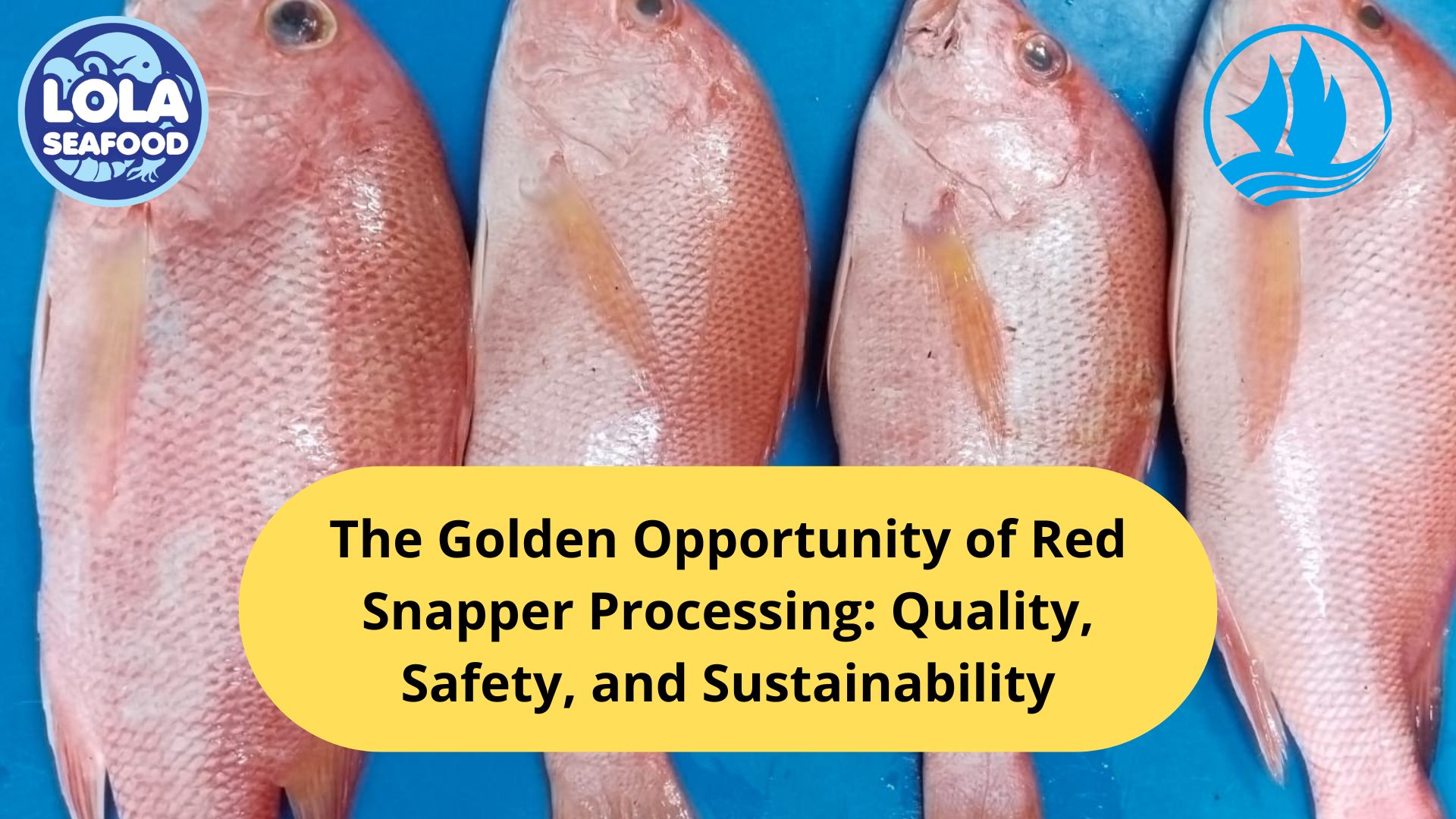 The Golden Opportunity of Red Snapper Processing: Quality, Safety, and Sustainability
